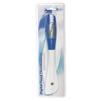 HQ-FT12 Digitale voedselthermometer wit/blauw Verpakking foto